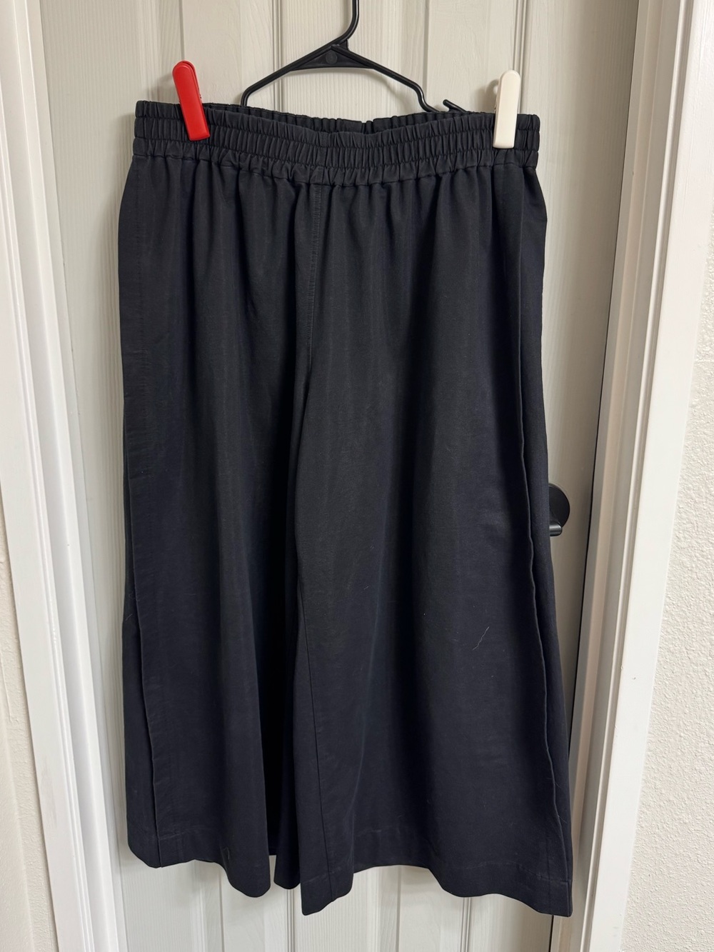 COS - Elasticated Jersey Culottes - Medium - Black